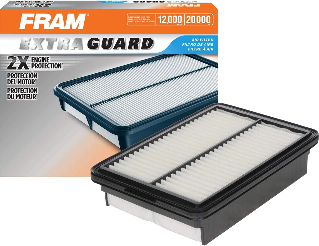 Extra Guard Rectangular Panel Engine Air Filter Replacement, Easy Install W/ Advanced Engine Protection and Optimal Performance, CA12057