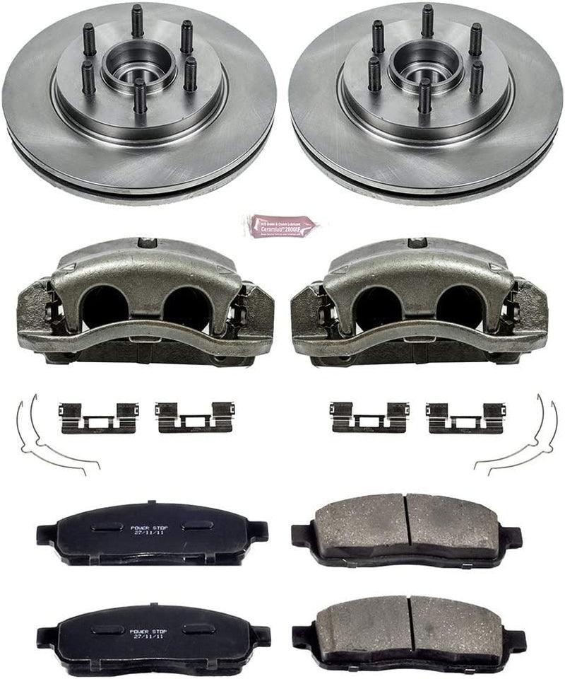 KCOE1939A Autospecialty 1-Click OE Replacement Brake Kit with Calipers