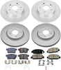 CRK6516 Front and Rear Z17 Evolution Geomet Coated Brake Kit