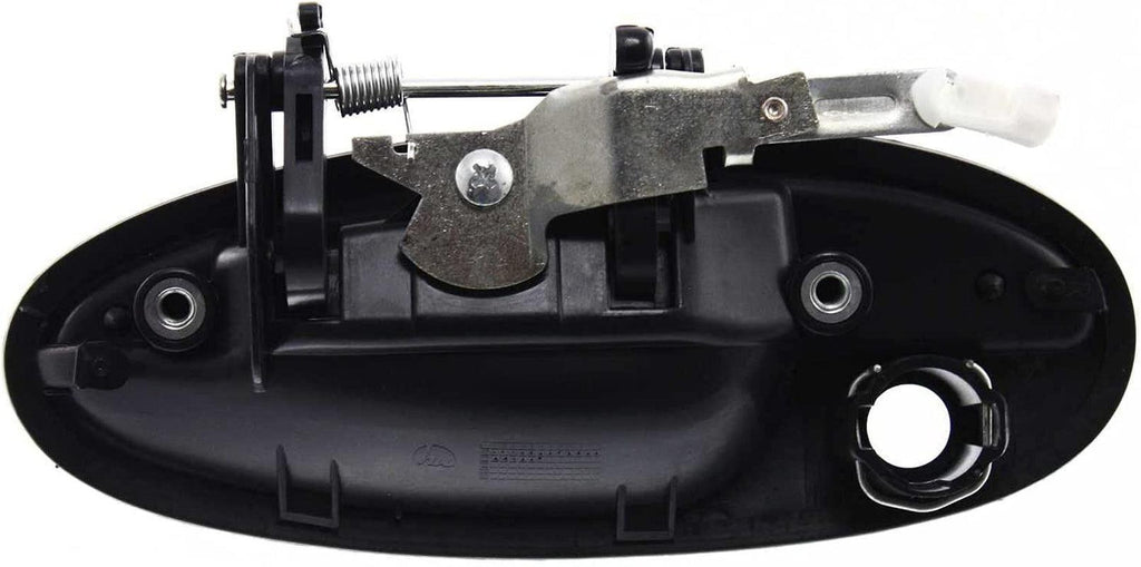 Front Exterior Door Handle Set of 2 Compatible with 1995-1999 Buick Riviera, Fits 1997-1999 Oldsmobile Aurora Smooth Black Driver and Passenger Side