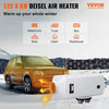 8KW Diesel Air Heater, 10L Tank, Diesel Heater 12V, Muffler, Diesel Parking Heater with LCD Switch and Remote Control, Fast Heating for Truck, Boat, Car Trailer, Campervans and Caravans