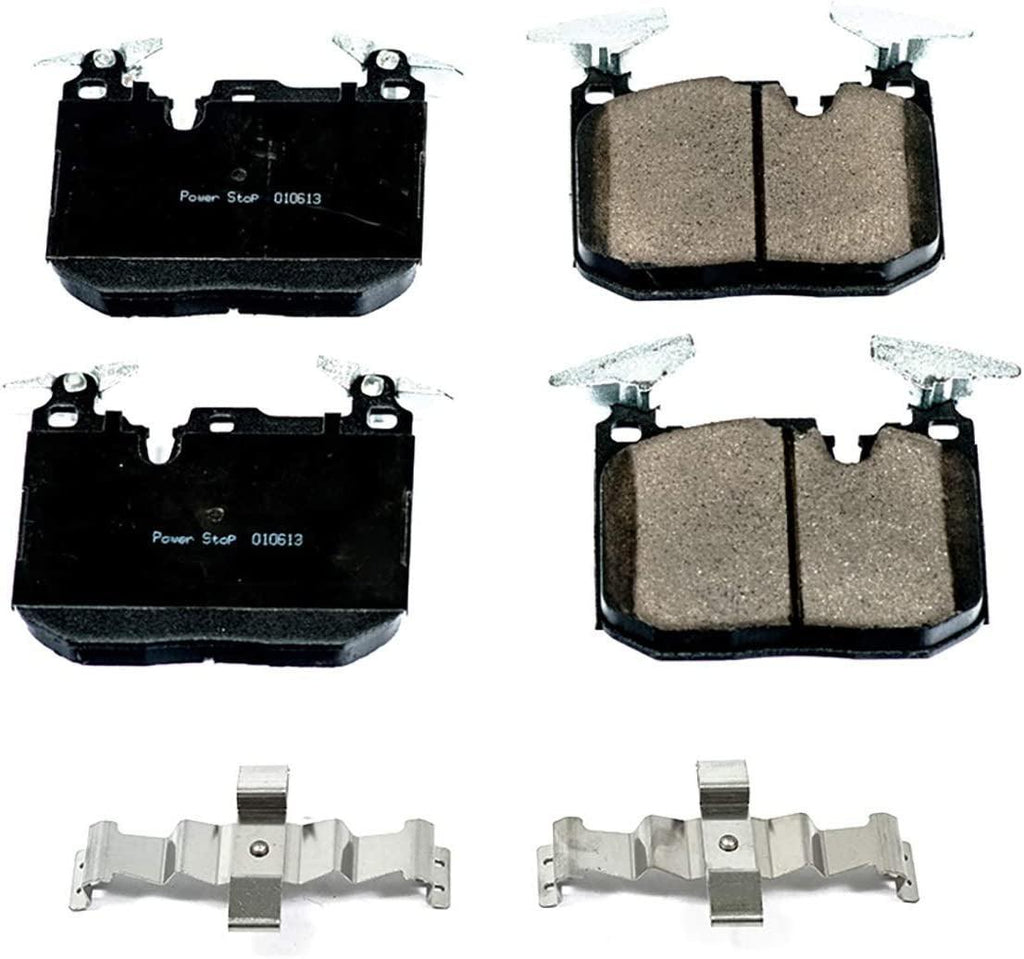 17-1609, Z17 Front Ceramic Brake Pads with Hardware