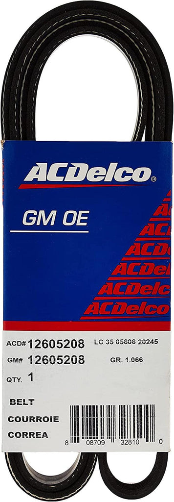 GM Original Equipment 12605208 V-Ribbed Serpentine Belt