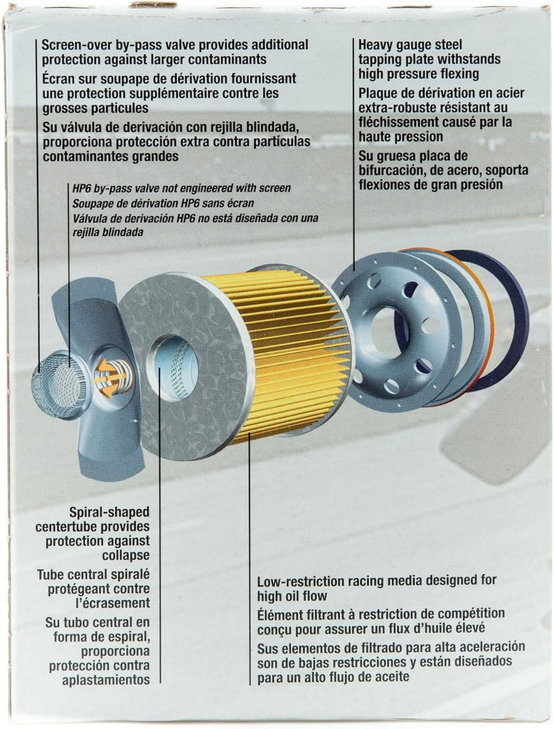 FRAM HP6A High Performance Spin-On Oil Filter