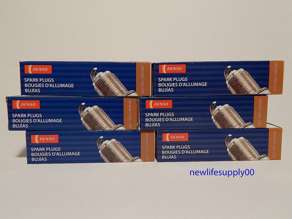DENSO # 3441 Iridium LONG LIFE Spark Plugs -- SXU22HDR8 --- 6 PCS NEW