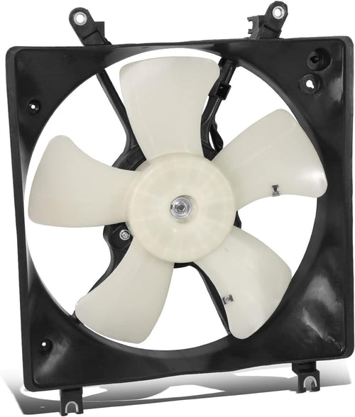 Factory Style A/C Condenser Fan Assembly Compatible with 95-99 Mitsubishi Eclipse 2.0L,OEM-RF-0804