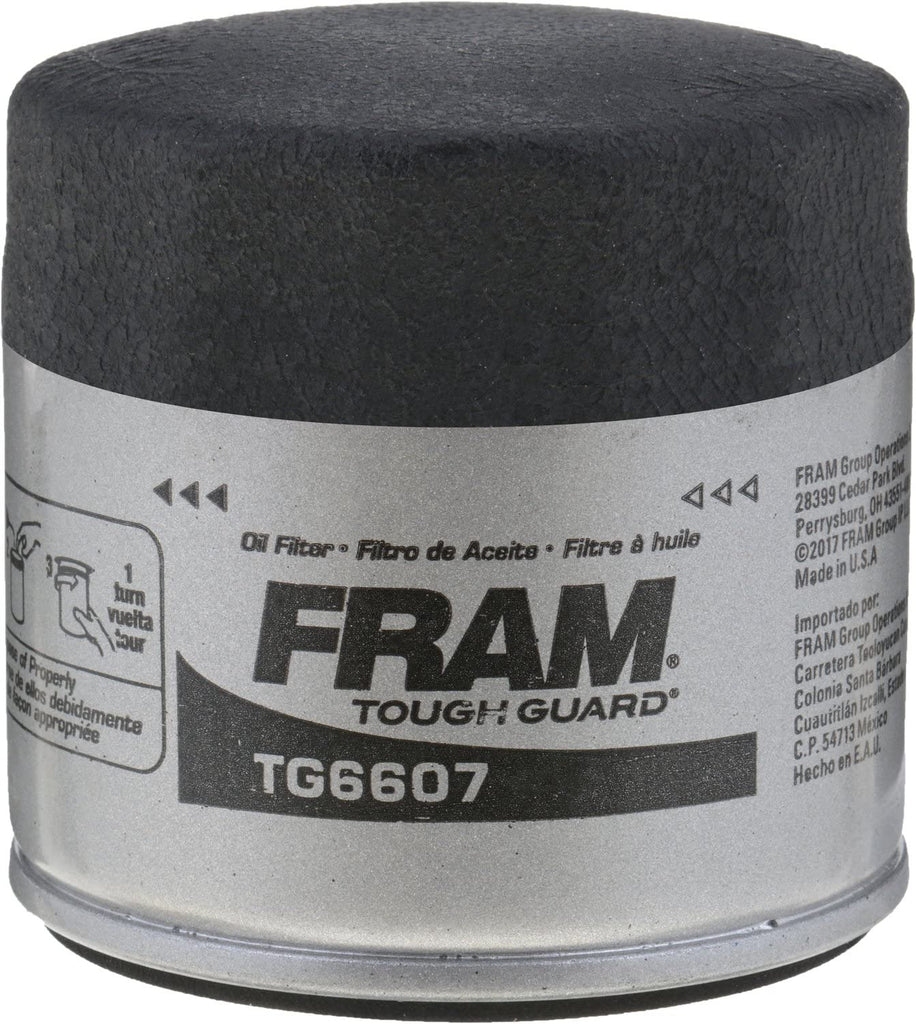 Tough Guard Replacement Oil Filter TG6607, Designed for Interval Full-Flow Changes Lasting up to 15K Miles