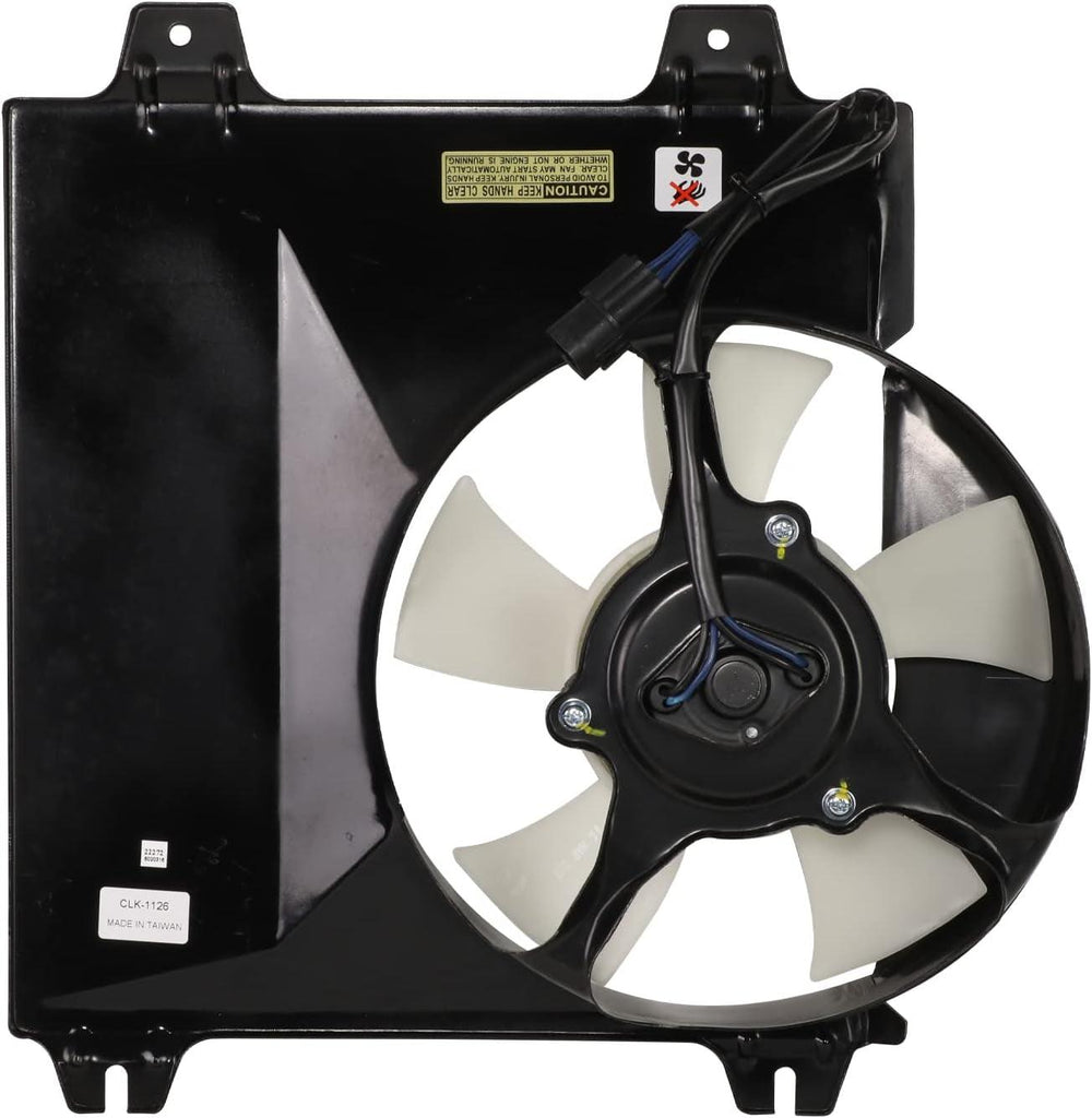 OEM-RF-0421 Factory Style A/C Condenser Fan Assembly Compatible with 1998-2000 Sebring/Avenger 2.5L