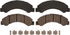 Gold 17D825MH Semi-Metallic Front Disc Brake Pad Set