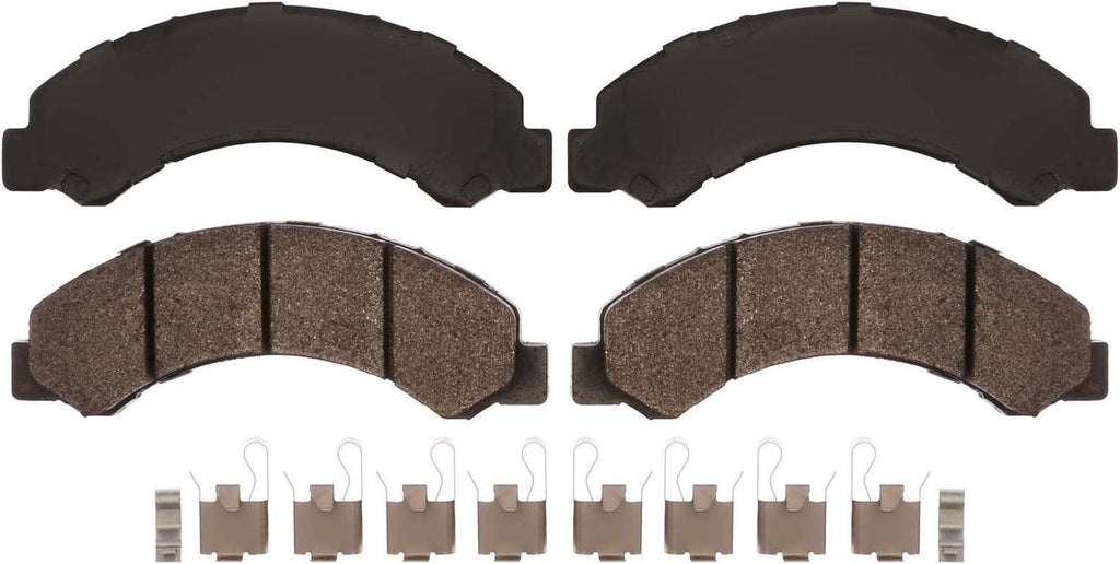 Gold 17D825MH Semi-Metallic Front Disc Brake Pad Set