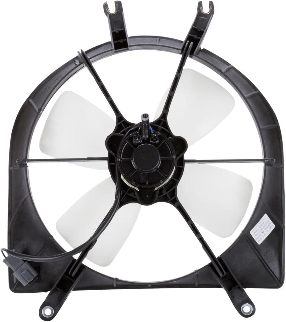 600070 Cooling Fan Assembly Compatible with 1992-1998 Honda Civic Black