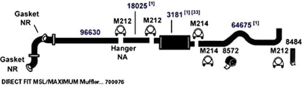 64675 Exhaust Tail Pipe