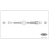 Corteco Brake Hydraulic Hose for E300, E350, E550, E280, E500, E320 19037270