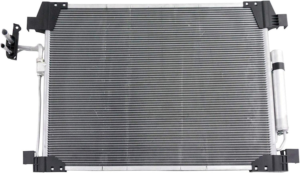 AC A/C Air Conditioning Condenser with Receiver Drier Compatible with 2011-2013 Infiniti M37 / 2011-2013 M56 / 2014-2018 Q70 / 2015-2018 Q70L