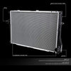 OEM-RA-2284 OE Style Aluminum Core Radiator Compatible with 99-06 BMW 525I / 528I / 530I / 545I, 25-9/16" W X 17-1/2" H X 1-5/8" D, 1-1/2" Inlet, 1-1/2" Outlet