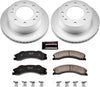 CRK5563 Coated Brake Rotor & Ceramic Brake Pads- Rear
