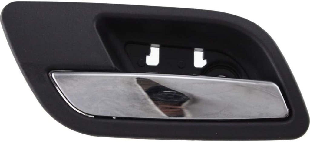 for Chevy Silverado 2500 HD Interior Door Handle Rear Driver Side Black Bezel W/Chrome Lever 2007-2014 | Trim: LTZ | GM1552109 | 22855643