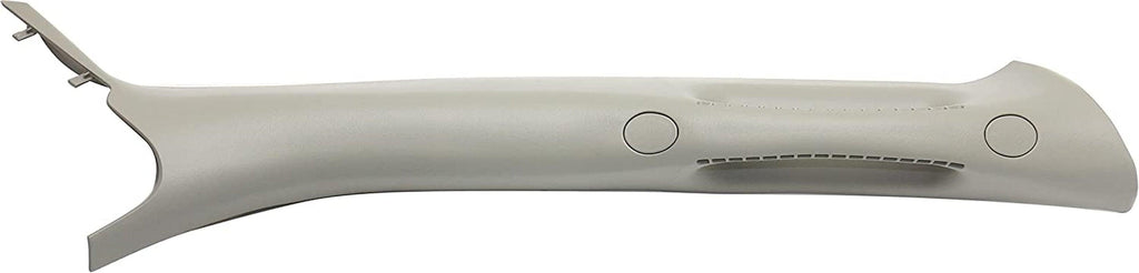 Front, Passenger Side Grab Handle Compatible with 2002-2008 Dodge Ram 1500, 2003-2009 Ram 2500 & 2003-2009 Ram 3500 a Pillar Trim Moulding, Light Graystone, Plastic, Gray