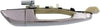 For Hyundai Entourage Exterior Door Handle 2007 2008 Rear Passenger Side Side Sliding Door | Chrome | Trim:All Submodels | HY1521116 | 836604D011