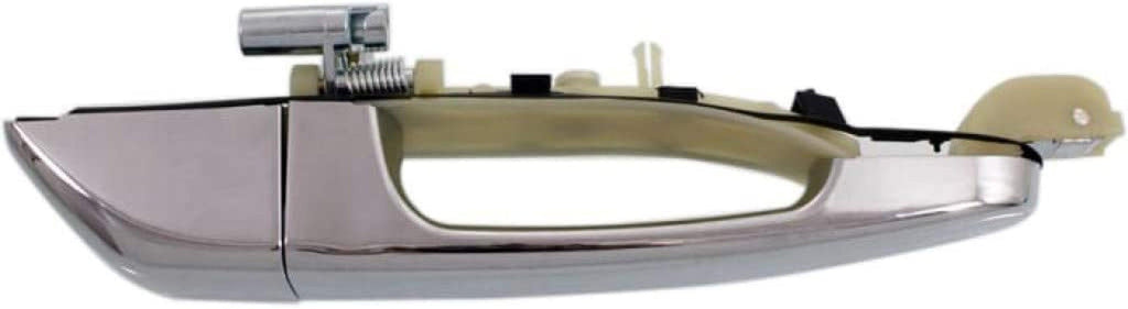 For Hyundai Entourage Exterior Door Handle 2007 2008 Rear Passenger Side Side Sliding Door | Chrome | Trim:All Submodels | HY1521116 | 836604D011