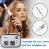Power Step down 220V to 110V Voltage Converter International Travel Adapter for Hair Straightener/Curling Iron Including Us/Au/Eu/Uk/India Universal Plug Adapter