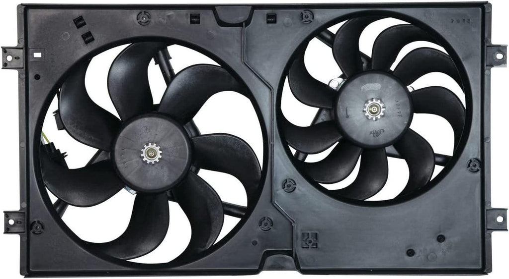 TYC 621000 Cooling Fan Assembly Compatible with 1998-2007 Volkswagen Beetle, Black