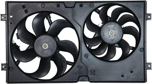 TYC 621000 Cooling Fan Assembly Compatible with 1998-2007 Volkswagen Beetle, Black