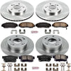 KOE2297 Autospecialty Front and Rear Replacement Brake Kit-Oe Brake Rotors & Ceramic Brake Pads