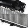 OEM-RA-2574 1-Row Factory Style Aluminum Core Cooling Radiator Compatible with 02-05 Civic Si 2.0L, 25-15/16" W X 13-3/4" H X 1" D,1-5/16" Inlet, 1-5/16" Outlet
