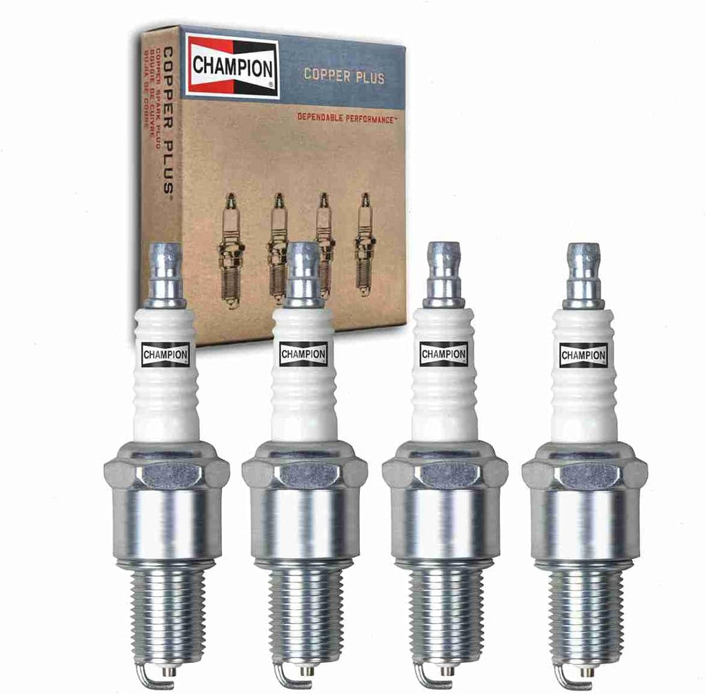 4 Pc Champion Copper plus Spark Plugs Compatible with MG MGB 1.8L L4 1962-1981