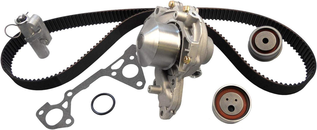 Professional TCKWP259BH Timing Belt Kit with Water Pump, Idler Pulley, and 2 Tensioners