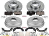 KOE15094DK Autospecialty Front and Rear Replacement Brake Kit-Oe Brake Drums & Ceramic Brake Pads