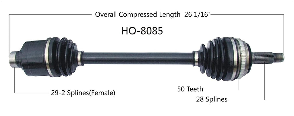 HO-8085 CV Axle Shaft