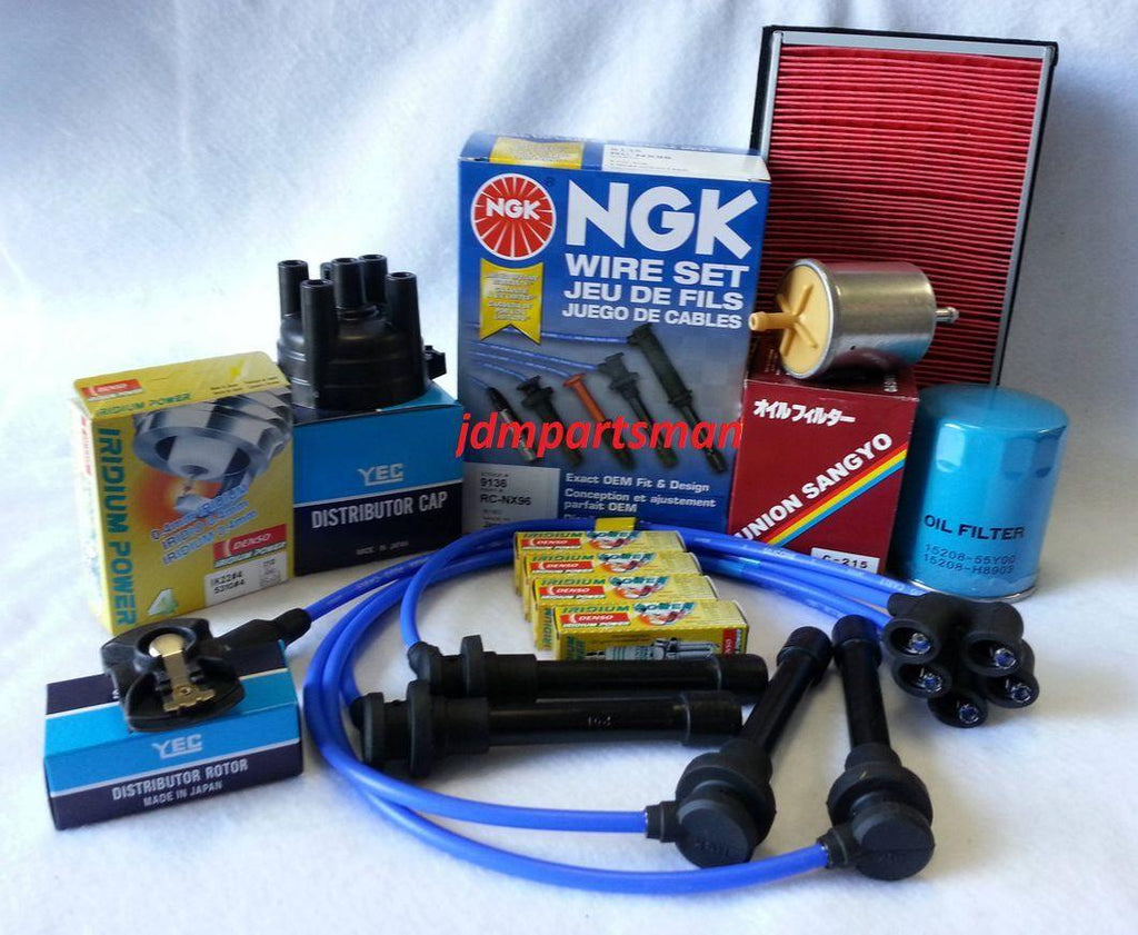 1991-1994 240SX Tune up & Filter Kit (With Denso Iridium Colder Spark Plugs)