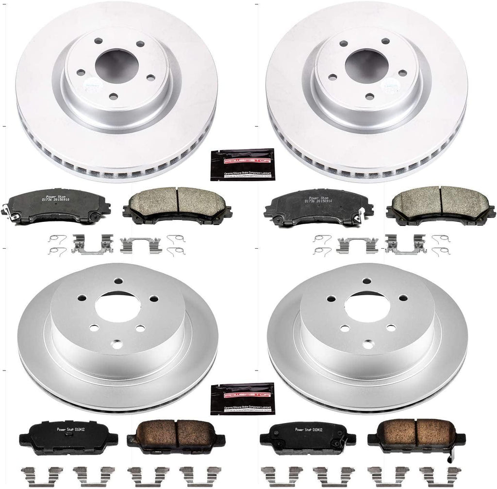 CRK6943 Front and Rear Z17 Evolution Geomet® Coated Brake Kit
