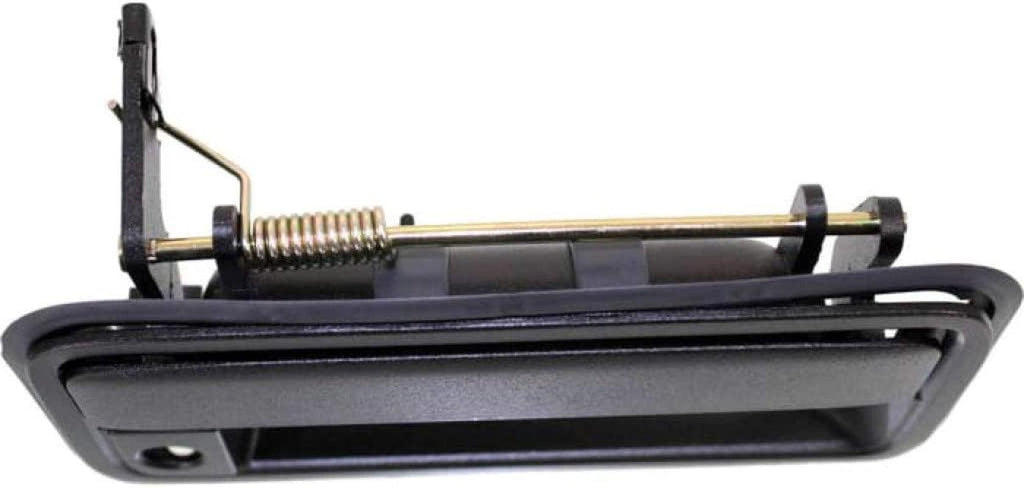 for Chevy C2500 Suburban Exterior Door Handle Rear - Back Door Textured Black 1992-1994 | with Key Hole | Trim: Base/Silverado | GM1915121 | 15991778