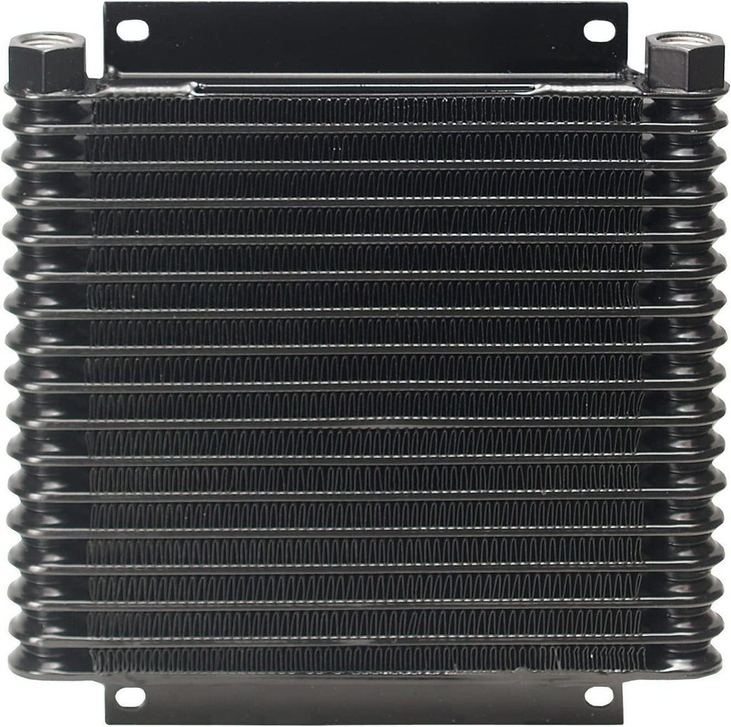 13614 Series 9000 Plate and Fin Transmission Oil Cooler,Black