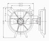 TYC Engine Cooling Fan Assembly for 1992-1998 Civic 600070