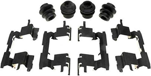 Gold 18K2001A Front Disc Brake Caliper Hardware Kit with Clips and Seals