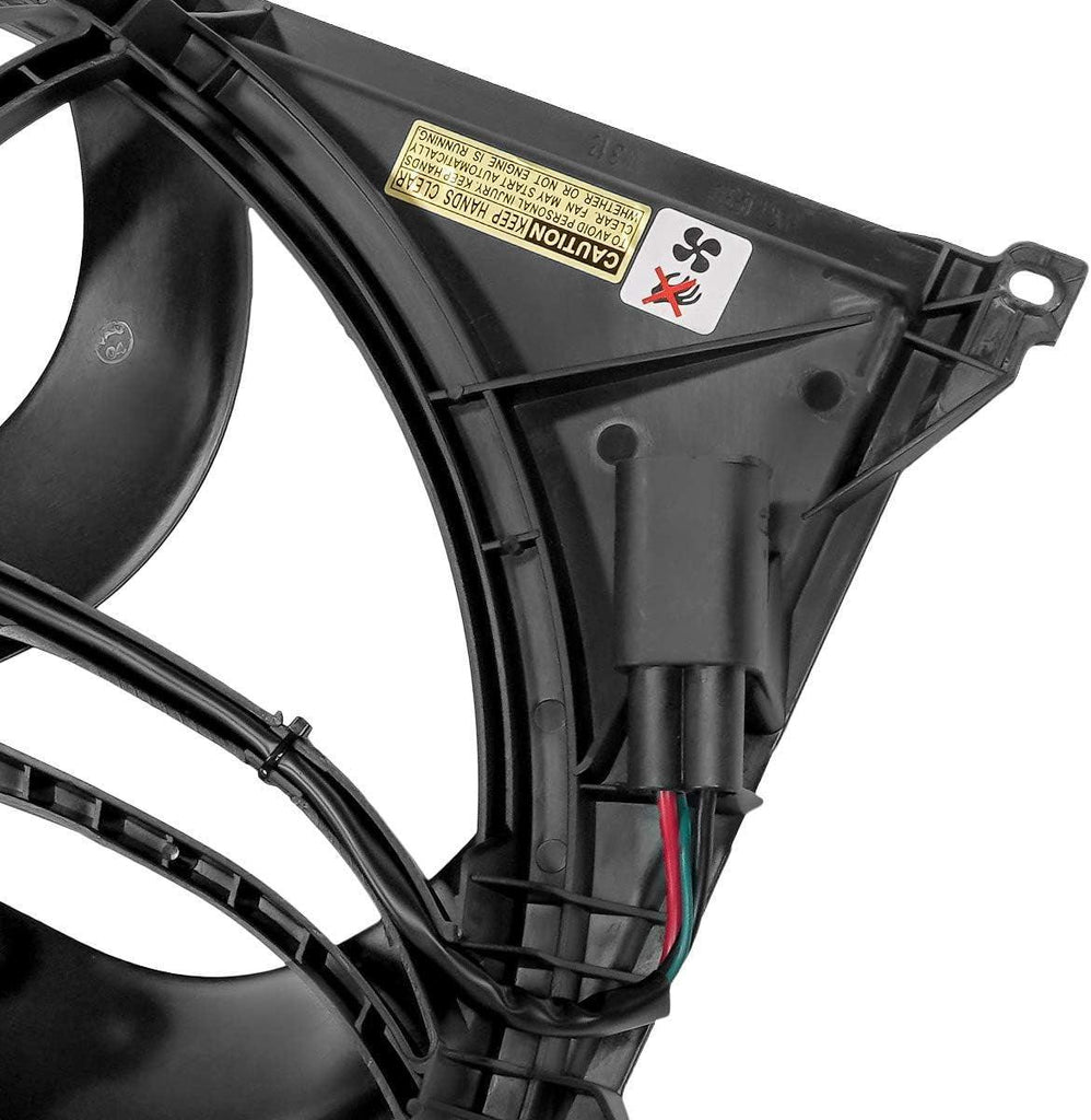 OEM-RF-0056 Factory Style Radiator Cooling Fan Assembly Cooling Efficiency Improved Direct Replacement [Compatible with 04-10 BMW X3 3. 0L ]