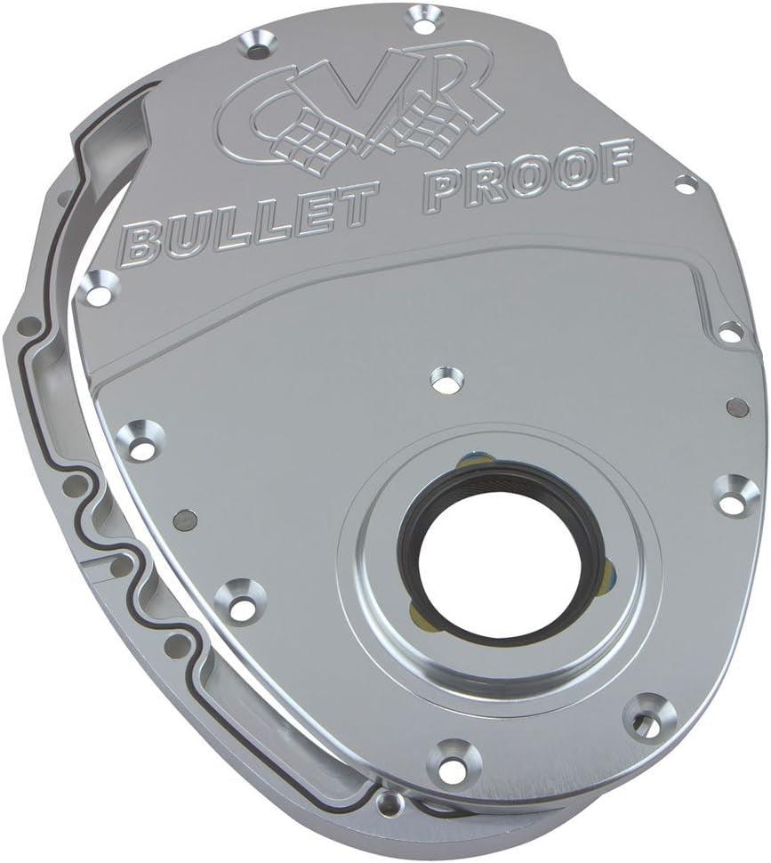 TC2350CL Clear Anodized Billet Timing Cover - 2 Piece
