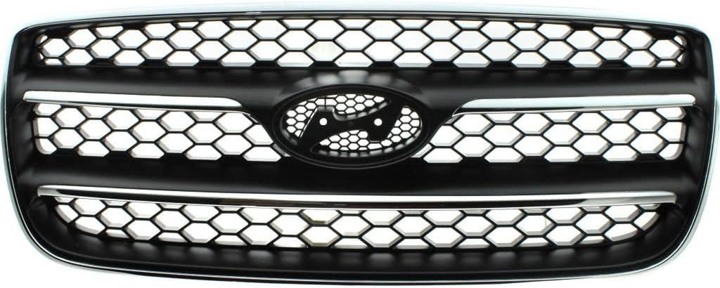 For Hyundai Santa Fe 2007-2009 Grille | Se/Limited | Matte Black | HY1200147