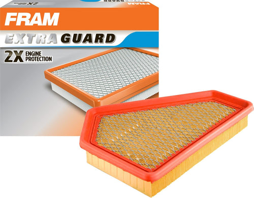 Extra Guard Flexible Rectangular Panel Engine Air Filter Replacement, Easy Install W/ Advanced Engine Protection and Optimal Performance, CA11054 for Select Cadillac Vehicles