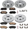 KOE1589 Autospecialty Front and Rear Replacement Brake Kit-Oe Brake Rotors & Ceramic Brake Pads