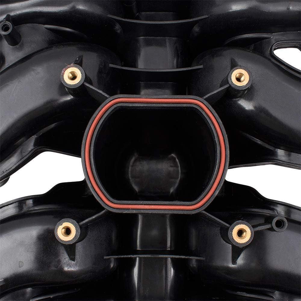 Replacement Upgraded Design Upper Intake Manifold W/Thermostat Gaskets & Hardware Kit Compatible with 02-05 Explorer Mountaineer 4.6L 2L2Z9424A 2L2Z9424AB