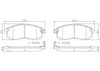 Front Disc Brake Pad Set for Sentra, Juke, Cube, Altima, Versa+More (P56065N)