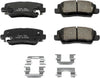 17-1659, Z17 Rear Ceramic Brake Pads with Hardware