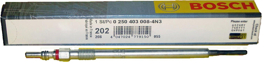OEM Glow Plug # 0250403008 / 80050 - Mercedes Benz / Dodge / Freightliner #'S 0011595001 / 0011597101 - Sprinter 2500, Sprinter 3500, Jeep Grand Cherokee - NEW OEM