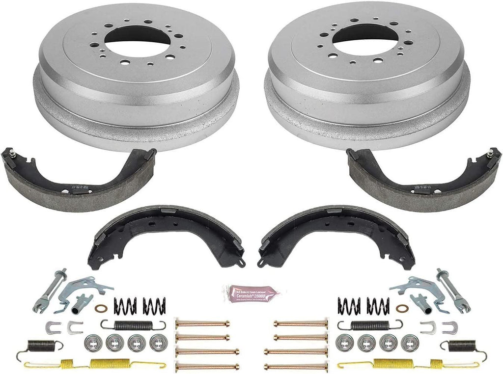 KOE15313DK Autospecialty Rear Replacement Brake Kit-Oe Brake Drums & Ceramic Brake Pads