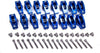 Scorpion Racing 1024 1.73F BBF 5/16 Blue Race Series Pedestal Rocker Arms Set of 16